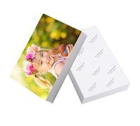 100 Sheets 4x6 Photo Paper 200gsm A6 Glossy Paper 10 x 15 cm Picture Printer Photographic Paper with High Glossy Waterproof Printing Coated for HP Canon Epson Inkjet Printers