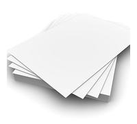 100 Sheets A4 220gsm White Card - Premium Thick Printing Paper Suitable for All Printers