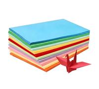 100 Sheets A4 Coloured Paper, 10 Colors Origami and Construction Paper for Arts and Crafts