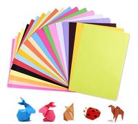 100 Sheets A4 Coloured Paper, 20 Assorted Bright Colored Card, Colorful Double Sided Origami for DIY Handmade, Crafting Activities, Children's Art, Decorating, Cutting,Sketching,School Crafts Projects