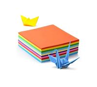 100 Sheets A4 Coloured Paper, Origami Paper 10 Assorted Colors (70gsm), Double Sided Craft Pack for Crafting, Decorating, Drawing, Cutting, DIY, Arts