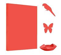 100 Sheets A4 Origami Paper Red, Coloured Paper A4, 70gsm Handmade Origami Paper, A4 Folding Paper, Double Sided Craft Paper 297mm x 210mm Copy Paper for DIY Arts & Craft Projects/Paper Cutting