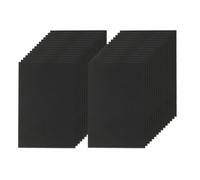 100 Sheets A6 Black Cards, 300GSM Black Cardstock, Double Sided A6 Card for Printing, Blank Postcards for Printer Paper Card Making Drawing Painting Crafting Origami(145x95mm)