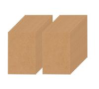 100 Sheets A6 Kraft Cards, 300GSM Kraft Cardstock, Double Sided A6 Card for Printing, Blank Postcards for Printer Paper Card Making Drawing Painting Crafting Origami(145x95mm)