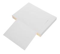 100 Sheets Blank Vinyl Sticker Paper, Matte White Labels | T02 Printer Paper, Self Adhesive Coated Sheets, Reusable Filing Labels for Folders and Parcels