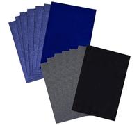 100 Sheets Carbon Black & Graphite Blue Tracing Paper for A4 Tracing Paper 8.5 x 12 Inch Transfer Paper for Tracing Fabric Wood Slate Glass