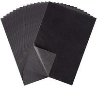 100 Sheets Carbon Carbon Paper,A4 Transfer Carbon Paper,for Hand Copy,for Schools,Work (Black)