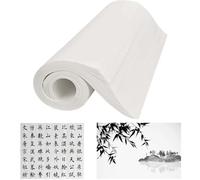 100 Sheets Chinese Ink Painting Sumi Drawing Paper Practice Xuan Rice Paper for School Brush Writing Drawing Supplies-25 x36cm