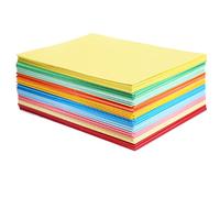 100 Sheets Coloured Paper, A4 Origami Paper,10 Colors (70gsm)