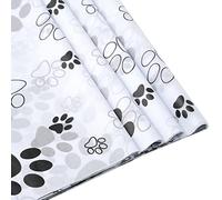 100 Sheets Dog Paw Print Tissue Paper Puppy Paws Gift Wrap Tissue Paper for Gift Bags Wrapping and DIY Crafts (Dog Paw)