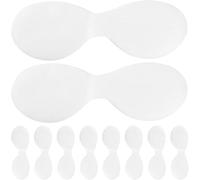 100 Sheets Eye Mask Covers Eye Paper 7.47x2.55x0.04in Non Woven Fabric Thin and Supple Versatile Spa Skin Care Paper, It can help you easily DIY eye, Ideal for use during eye care routines, Makeup ...