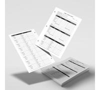 100 Sheets Genealogy Record Sheets to Fill In, Family Group Charts with Archival Paper, Double-Sided Worksheets 8.5×11 inch, 3-Hole Punched Organizer for Ancestry Research & Family History (100)