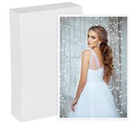 100 Sheets Glossy Photo Paper Bright White Inkjet for Students | Hobby Crafts, Even Ink Absorption, Cut to Size, High Glossy Smooth Finish, White Paper Pack
