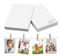 100 Sheets High Glossy Photo Paper 3.5x5 inch 8x12 cm, 200gsm with Premium High Glossy Advanced Resin Coated,White Photographic Paper Waterproof for Canon Hp Epson Inkjet Printer