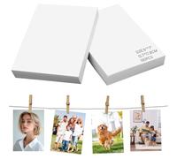 100 Sheets High Glossy Photo Paper 5x7 inch 12x17 cm, 200gsm with Premium High Glossy Advanced Resin Coated,White Photographic Paper Waterproof for Canon Hp Epson Inkjet Printer