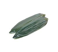 100 Sheets Large Uncultivated Fresh Vacuum Packed Bamboo Leaves，Natural Wild Bamboo Leaf Barbecue Sushi Sashimi Cuisine Decoration Zongzi Material