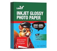 100 Sheets Matte Photo Paper Coated 8.5x11 180Gsm 49lbs 8.5Mil For Inkjet and Laser Printer Uinkit (8.5X11X200)