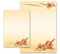 100 Sheets Motif Letter Paper! Flowers Motif Flower Petals DIN A5 - Paper-Media