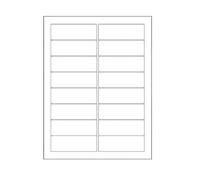 100 Sheets of Blick A4 Sticky Computer Labels 16 Label Per Sheet (100mm x 34mm) Inkjet Laser Copier Printer