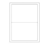 100 Sheets of Blick A4 Sticky Computer Labels 2 Label Per Sheet (199.6mm x 143.5mm) Inkjet Laser Copier Printer