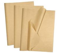 100 Sheets of Tissue Paper Packaging Material, 50 x 35 cm Kraft Tissue Paper, Wrapping Paper, Packing Silk, Tissue Paper Packaging Material for DIY Gift Decoration, Wedding Craft Decor