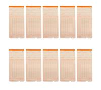 100 Sheets Office Time Card Paper Attendance Cards