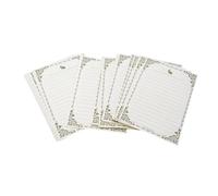 100 Sheets Rabbit Stationery Lined Paper,A5 Stationery Writing Paper with Antique Border Design,Letter Size (Unpunched) Ruled Filler Paper for Writing Letters,Vintage Invites (White)