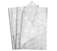 100 Sheets Silver Disco Ball Tissue Paper Bulk,Disco Ball Tissue Paper for Gift Bags,Silver Disco Ball Gift Wrapping Tissue Paper for Disco Party,14 x 20 inch