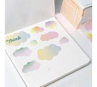 100 Sheets Sticky Note Paper Pull Out Sticky Notes Adheive Note Paper Memo Pad for School Office Lined/Gridded/Unrlined