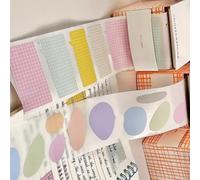 100 Sheets Sticky Notes Paper for Writing Pull Out Notes Paper Memo Pad Reminder on Book Notebook Calender Fridges Memo Pad