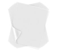 100 Sheets Wash Away Embroidery Stabilizer Water Soluble Embroidery Topping Film Transparent Water Soluble Stabilizer for Embroidery and Topping (12 x 10 Inch/ 30 x 25 cm)