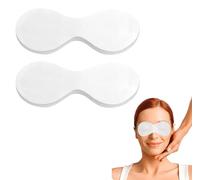 100 Sheets White Eye Covers for Facials, Disposable Eye Masks Non-woven Cotton Eyes Pads Spa Eyes Care Patches Paper Paper Beauty Sheets for Facial Treatments, Skincare Spa, Home Beauty Wet Compress