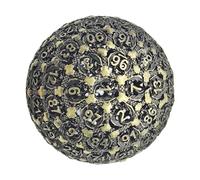 100 Sided Dice - Metal Polyhedral Dice for Role Playing, Small Lightweight Board Game Accessory, Unique Polyhedron Dice | Collectible Tool for Serious Gamers Tafe