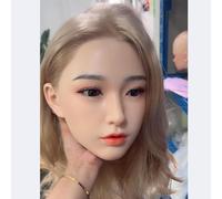 100% Silicone Head Standard Wig Suitable for 130-180CM Sex Doll Body 2 Connection Methods Sex Toys Mannequins Silicone Heads GJ062