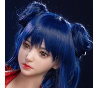 100% Silicone Head Standard Wig Suitable for 130-180CM Sex Doll Body 2 Connection Methods Sex Toys Mannequins Silicone Heads GJ020