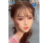 100% Silicone Head Standard Wig Suitable for 130-180CM Sex Doll Body 2 Connection Methods Sex Toys Mannequins Silicone Heads GJ040