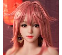 100% Silicone Head Standard Wig Suitable for 130-180CM Sex Doll Body 2 Connection Methods Sex Toys Mannequins Silicone Heads GJ021