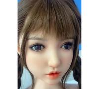 100% Silicone Head Standard Wig Suitable for 130-180CM Sex Doll Body 2 Connection Methods Sex Toys Mannequins Silicone Heads GJ028