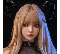 100% Silicone Head Standard Wig Suitable for 130-180CM Sex Doll Body 2 Connection Methods Sex Toys Mannequins Silicone Heads GJ004