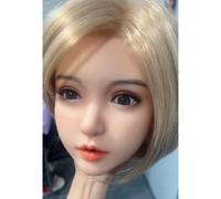 100% Silicone Head Standard Wig Suitable for 130-180CM Sex Doll Body 2 Connection Methods Sex Toys Mannequins Silicone Heads GJ031