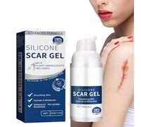 100% Silicone Scar Gel - Advanced Medical-Grade Formula for Surgical Scars C-Section Burns Keloids & Stretch Marks - Dermatologist Recommended Scar Removal Cream (1oz) (1pcs)