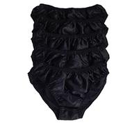 100% Silk Men's Bikini Briefs 5 Pairs in One Economic Pack (XL)