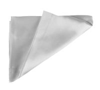 100% Silk Men's Pocket Square Handkerchief, 35 x 35 cm/13.78 x 13.78 Inch Fine Twill Silk Pocket Square Soft Prefolded Handkerchiefs Men Suit Accessories for Men Tuxedo Business Wedding Party (Grey)