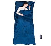 100% Silk Sleep Sack with All Around Zippers, 87”x43” Large Sleeping Sheets for Hotels, Travel & Camping, Multifunctional Travel Sheets (Unzipped:87”x87”) for Adults, Lightweight, All Season