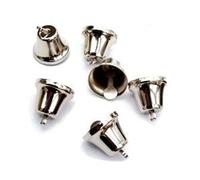 100 Silver 8mm Liberty Jingle Bells for Crafts | Craft Bells