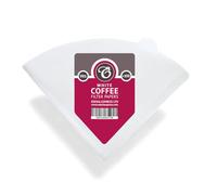 100 Size V01 White Coffee Filter Papers, Compatible with Hario Size 01 by EDESIA ESPRESS