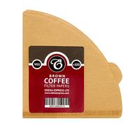 100 Size V02 Brown Coffee Filter Papers, Compatible with Size 02 by EDESIA ESPRESS