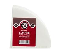 100 Size V02 White Coffee Filter Papers, Compatible with Size 02 by EDESIA ESPRESS