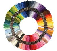 100 Skeins Embroidery Threads,Threads,Friendship Bracelet String,Embroidery Floss,Bracelet Thread, Thread for Bracelet Making,Knitting,Multicolor,5m