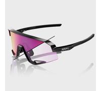 100% Slendale Sunglasses - Photochromic Lens - Gloss Black / Purple Flash Mirror Photochromic